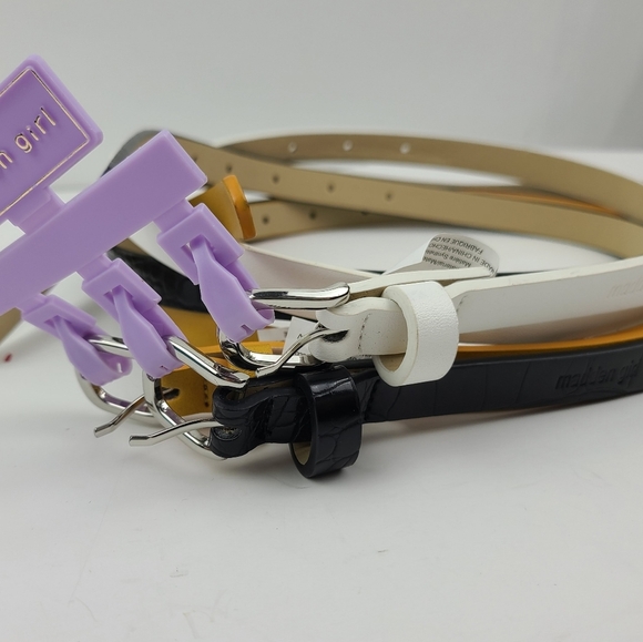 New Madden Girl Set Of 3 Belts Large - Picture 2 of 2